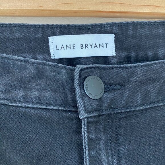Lane Bryant Black Signature Fit Mid-Rise Skinny Jeans size 18 with Flex Magic - Picture 4 of 9
